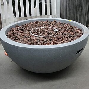 Rundt Bålfad Ø40x90 cm