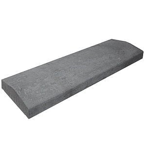 Murafdækning Rustik 44x99x5/7 cm Sort / Antracit