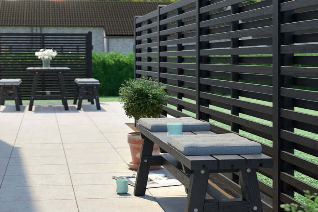 skab linjer i uderummet