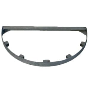 Sokkel til buet rist