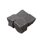Granit chaussesten "flækker" 9x9x4-6 cm Sort Basalt G685