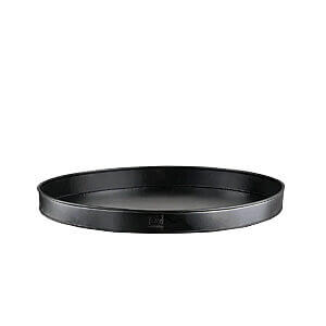 Sort plantebakke rund Ø50 x 4 cm