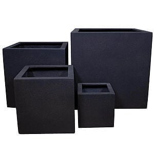 Letvægtskrukke "Glat" S/4 B50/40/30/20 H50/40/30/20