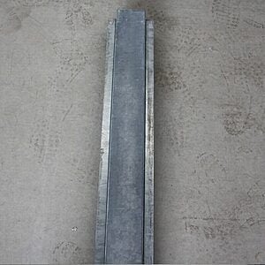 Galvaniseret Stålstolpe H 8x8 cm