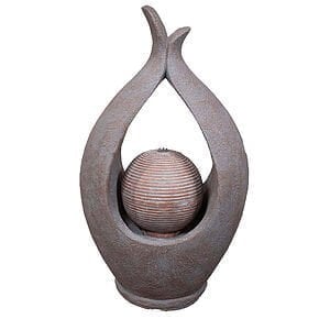 Vandsten "Sunrise" med pumpe, vandbeholder og lys