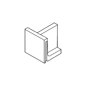 ParkLine Støttemur 120 - 80x80x10 cm Grå T-Element