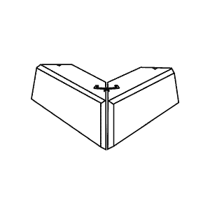 Euroblokke 27/59X18/31X19 Hjørner Type 2 Grå