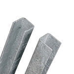 Galvaniseret Uskinner / Sideskinne til tykkelse 2,5 cm Godstykkelse: 1,2 mm