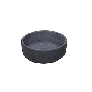 Fibercement skål Ø20 cm Antracit