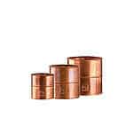 Kobber urtepottesæt Ø8/10/12 x H8/10/12 cm