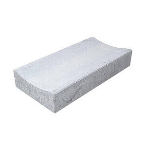 Vandrender Rund 30x60x10/8 cm Grå