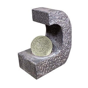 Vandsten "C" med roterende glaskugle - komplet sæt