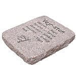 Vejrsten Rød / Rosa 30x35 cm.