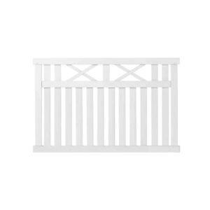 Vinesse Hegn 150x96 cm Fungicid beh. grundmalet hvid to gange