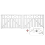 Vinesse Dobbeltlåge inkl. beslag - 300x98 cm