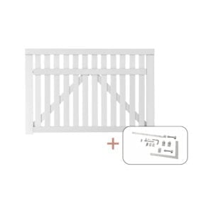 Country Bred Låge inkl. beslag - 150x98 cm Hvid