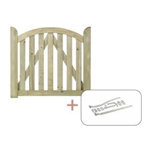 Ligno Enkeltlåge inkl. beslag venstrehængt - 100x88/85