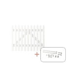 Skagen Lux Enkeltlåge 100x80 cm inkl. beslag