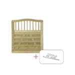 Rondo Enkeltlåge inkl. beslag - 100x142/145 cm Antracit