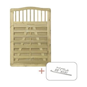 Rondo Enkeltlåge inkl. beslag - 100x142/145 cm Trykimprægneret