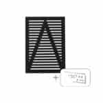 Tokyo Enkeltlåge sort inkl. beslag - 100x140 cm