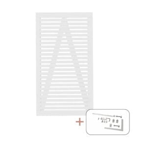 Tokyo Enkeltlåge hvid inkl. beslag - 100x180 cm