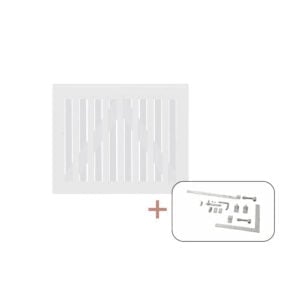 Nagano Enkeltlåge inkl. beslag - 100x80 cm