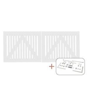 Sendai dobbeltlåge inkl. beslag - 200x​80 cm