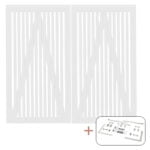 Sendai dobbeltlåge inkl. beslag - 200x​180 cm