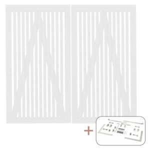 Sendai dobbeltlåge inkl. beslag - 200x​180 cm