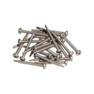 Skruer til montering af hegn på kompositstolper 24 stk / Ø5 x 50 mm