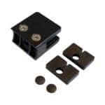 Glasbeslag - til runde stålstolper Ø42,4 mm