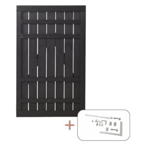 Rustik Enkeltlåge inkl. beslag - 100x158 cm