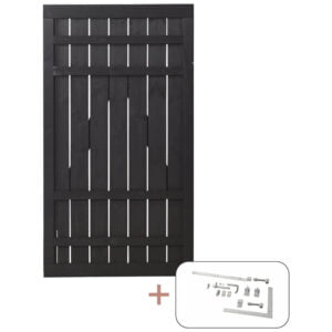 Rustik Enkeltlåge inkl. beslag - 100x180 cm