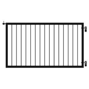 Basic Bred låge - 150x85 cm - Sort