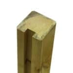 Profilstolpe Låge/Afslutning 1 spor 9x9x268 cm Trykimprægneret