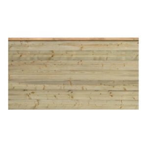 PLUS Plank Profilhegn 174x91 cm inkl. topafslutning Trykimprægneret