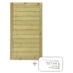 PLUS Klink Enkeltlåge inkl. beslag - 100x163 cm