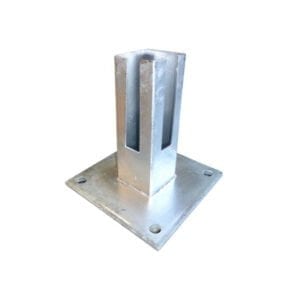 Stolpefod til panelhegnslåger