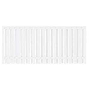 Nagano Hegn 180x80 cm Fungicid beh. grundmalet hvid to gange