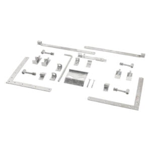 Lågebeslag til dobbeltlåger - m/justérbare stabler