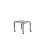 Galvaniseret havebord 82x100,5x74 cm med hjul