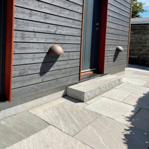 Sandsten 2,5 cm "Grey" C-Mix læggemønster