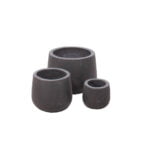Tokyo S/3 Sort / Antracit H17/14/11 cm