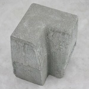 Fortovskantsten 12/15x30 cm Grå 90° indvendig hjørner skarp