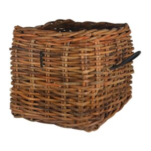 Rattan kurv "Mega low square" 59x59x50 cm