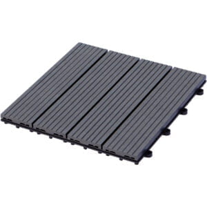 Kompositfliser 30x30x2,2 cm Komposit skifergrå