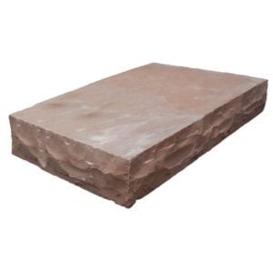 Sandsten trappetrin 150x60x14-16 cm Lige 1 trin Mahogni