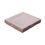 Firkantet fuglebad Rød