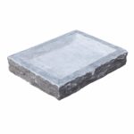 Aflang fuglebad Sort